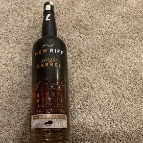 New Riff Single Barrel Barrel Proof Store Pick Binny's BN# 15-3643