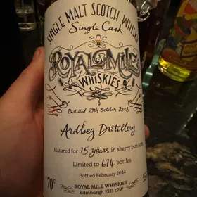 Ardbeg 15yo Single Cask by Royal Mile Whiskies