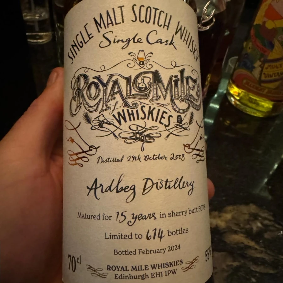 Ardbeg 15yo Single Cask by Royal Mile Whiskies