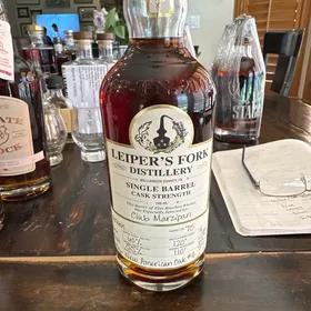 Lieper's Fork Single Barrel Cask Strength Bourbon (Club Marzipan pick)
