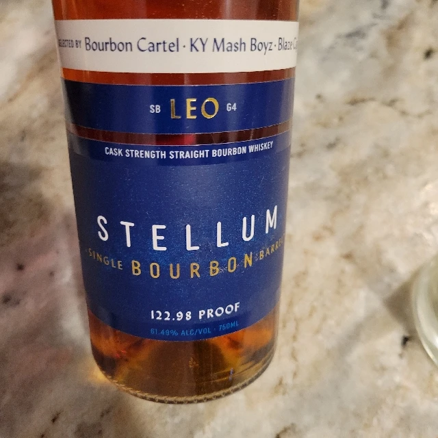 Stellum Leo single barrel bourbon