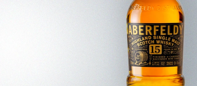 Aberfeldy 15 Year Finished in Napa Valley Cabernet Sauvignon Wine Casks