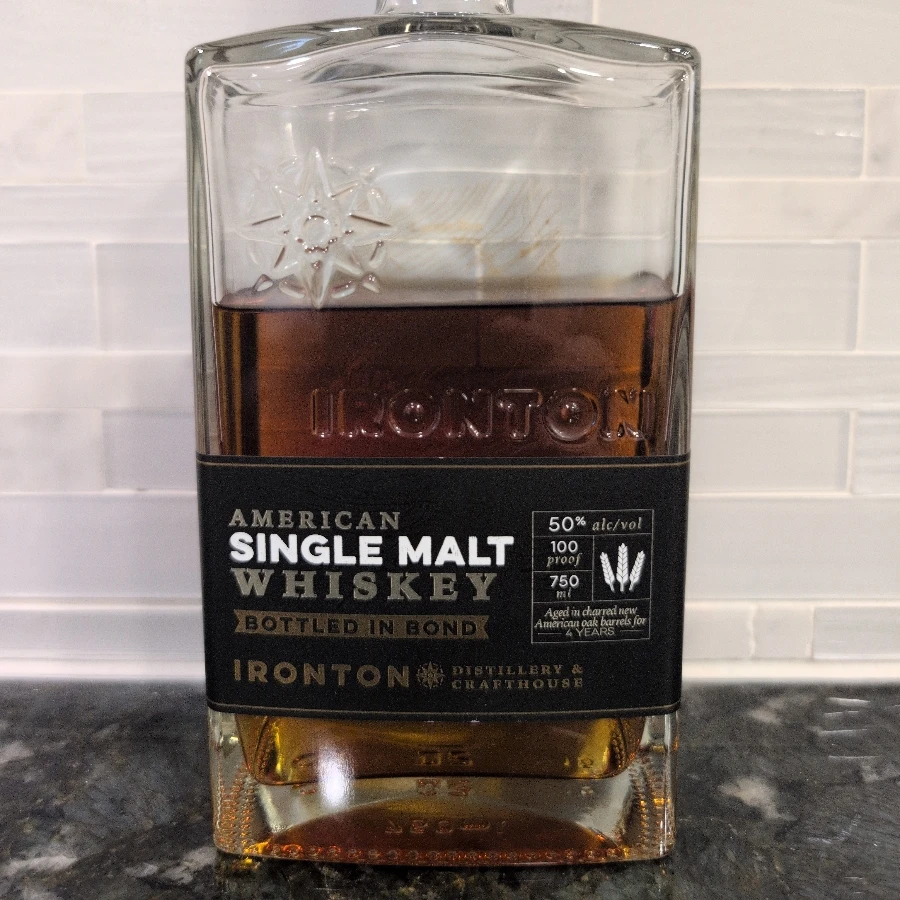 American Single Malt Whiskey Bottled in Bond