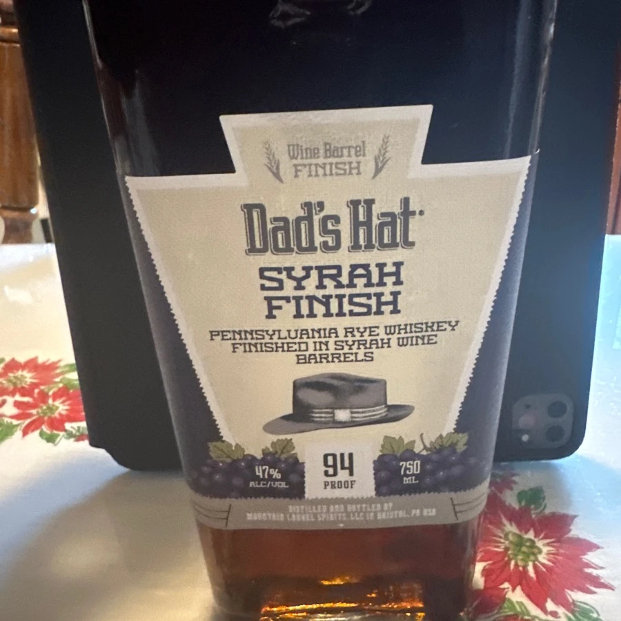 Dad's Hat Syrah Finish Pennsylvania Rye Whiskey
