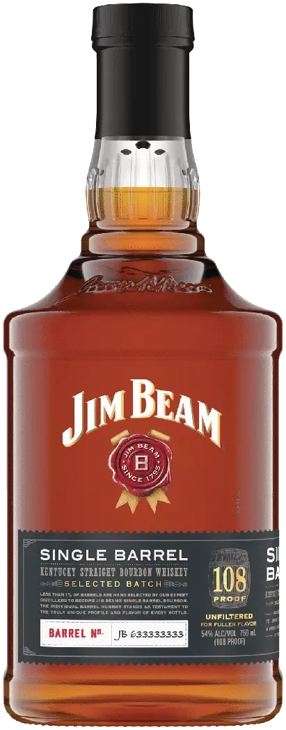 Jim Beam Single Barrel Bourbon 108 Proof