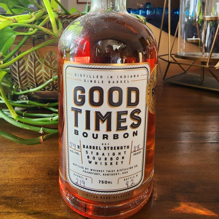 Good Times Barrel Strength Finished in Bourbon Honey Barrels Special Select RED Spirits