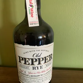Old Pepper 4 Year Single Barrel Rye