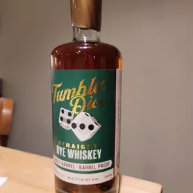 Tumblin' Dice Straight Rye Whiskey Single Barrel Barrel Proof