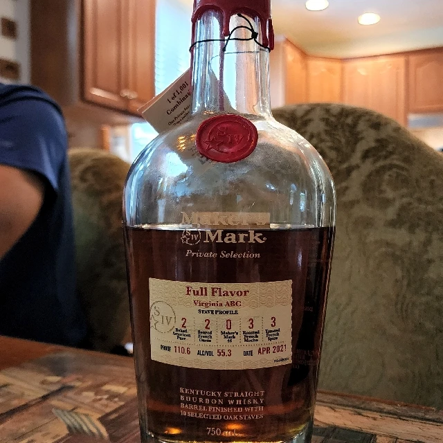Maker's Mark Private Selection Full Flavor Virginia ABC