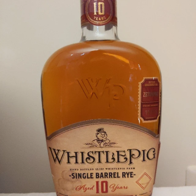 Whistlepig 10 Year Single Barrel Rye #107934