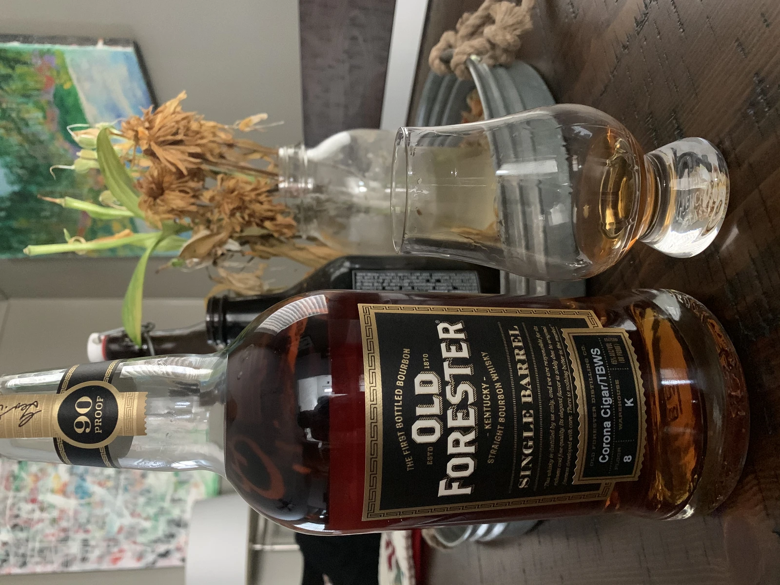 Old Forester Single Barrel Corona Cigar / TBWS pick