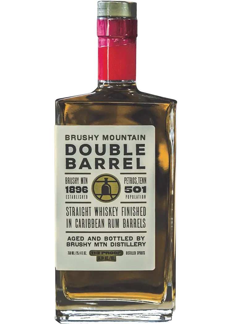 Brushy Mountain Double Barrel Whiskey Caribean Rum Cask Barrel Select