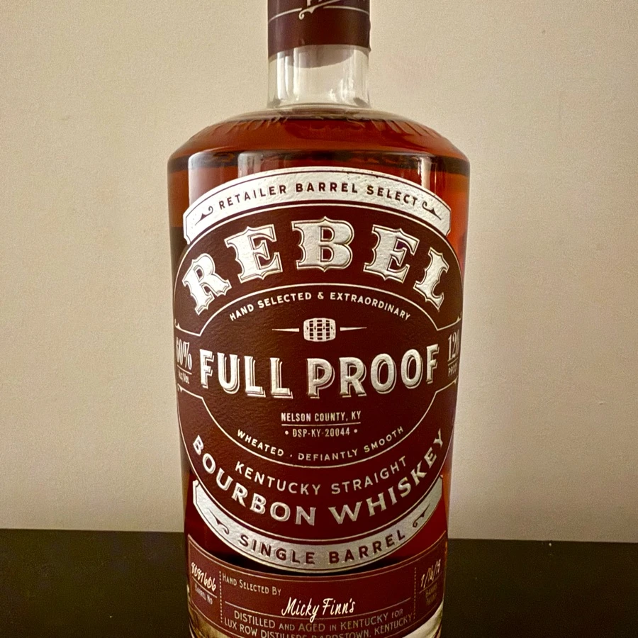 Rebel Full Proof Retailer Barrel Select (Micky Finn's Store Pick)