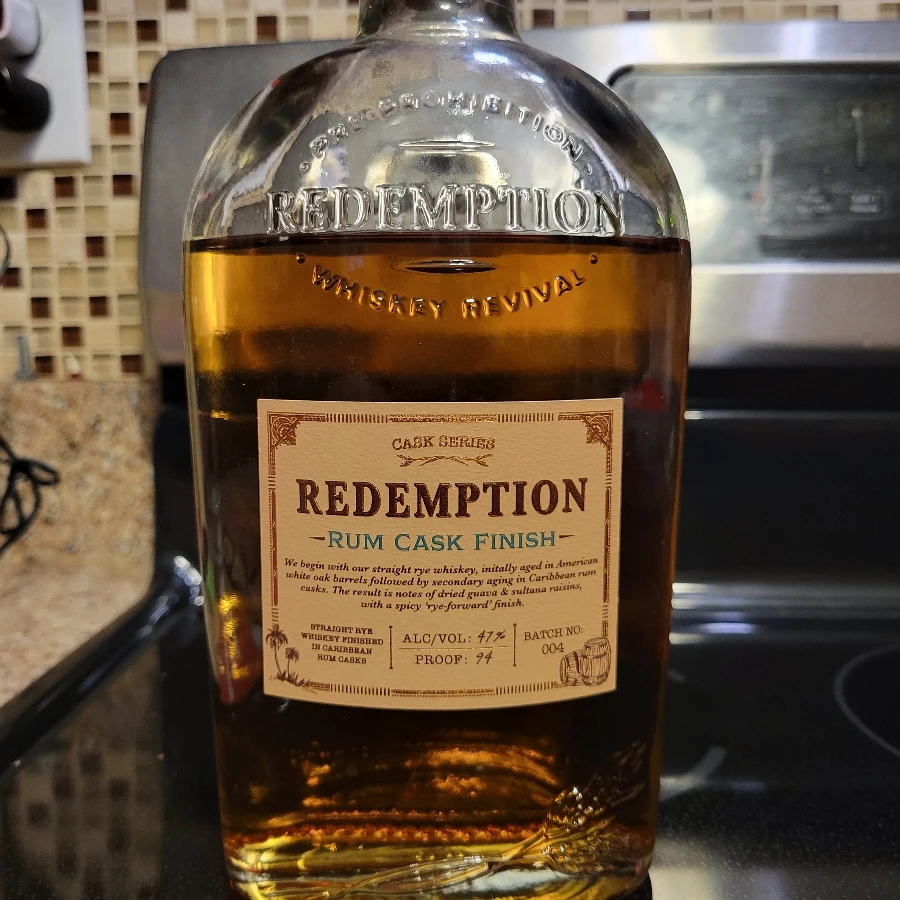Redemption Rye Rum Cask Finish (Batch 4)