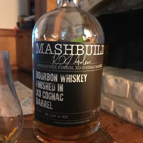Mashbuild; Bourbon whiskey finished in XO cognac barrel