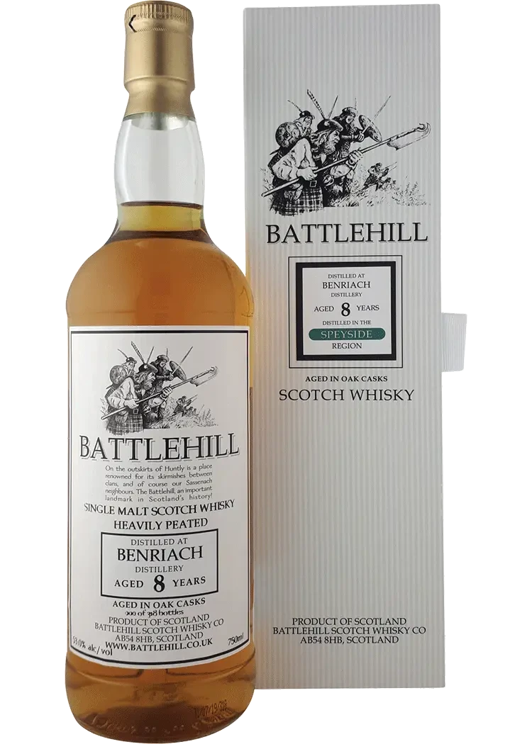 Battlehill Benriach Peated 8 Yr