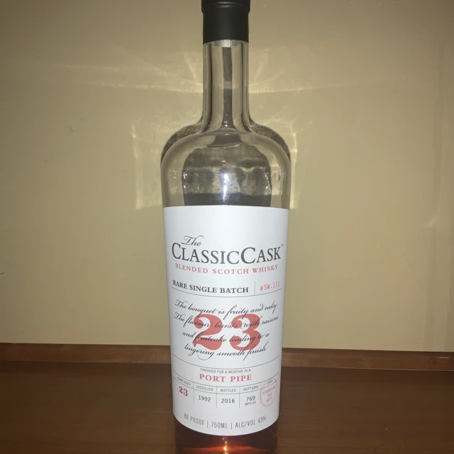 The Classic Cask 23 year old Rare Single Batch