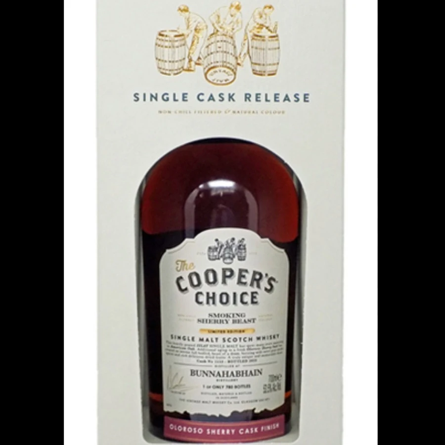 The Cooper's choice, Oloroso sherry cask finish, Limited edition of 780 bottles