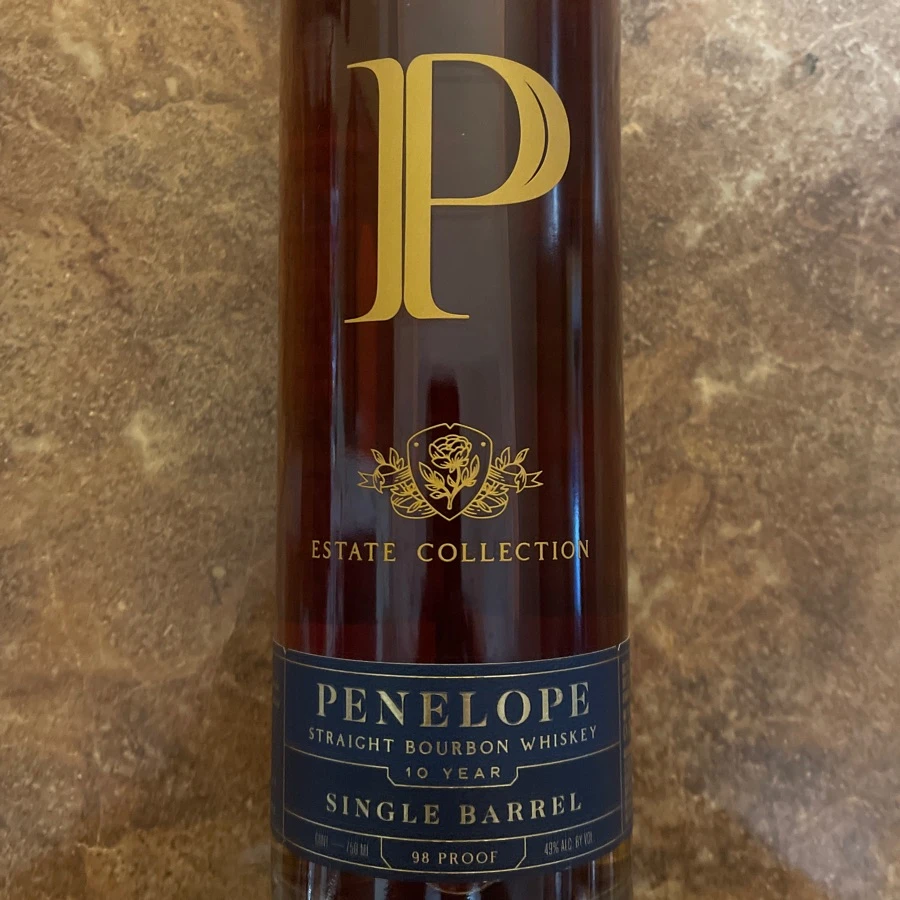 Penelope Straight Bourbon Whiskey 10 Year Single Barrel (2024 Estate Collection) - 98 Proof