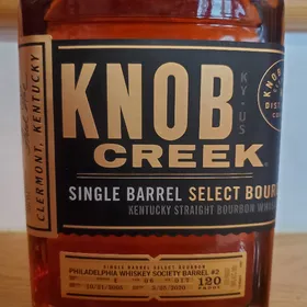 Knob Creek Single Barrel Select Bourbon - Philadelphia Whiskey Society Barrel #2