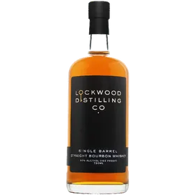 Lockwood Distilling Co Single Barrel Straight Bourbon Whiskey