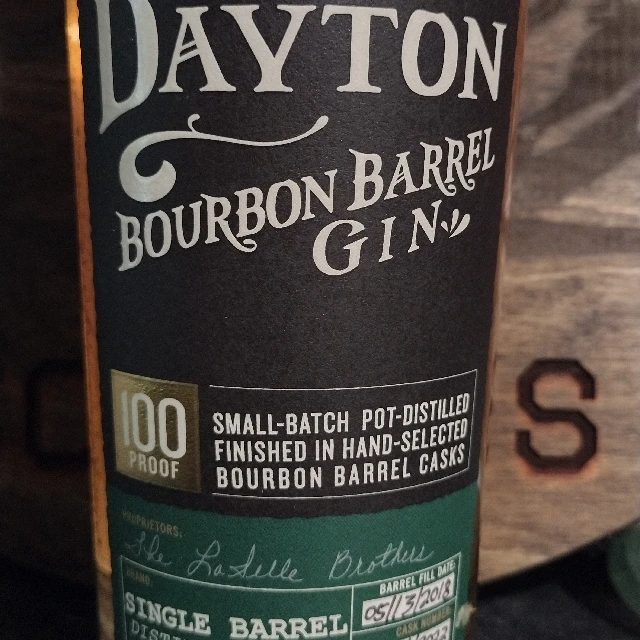 Belle of Dayton Bourbon Barrel Gin