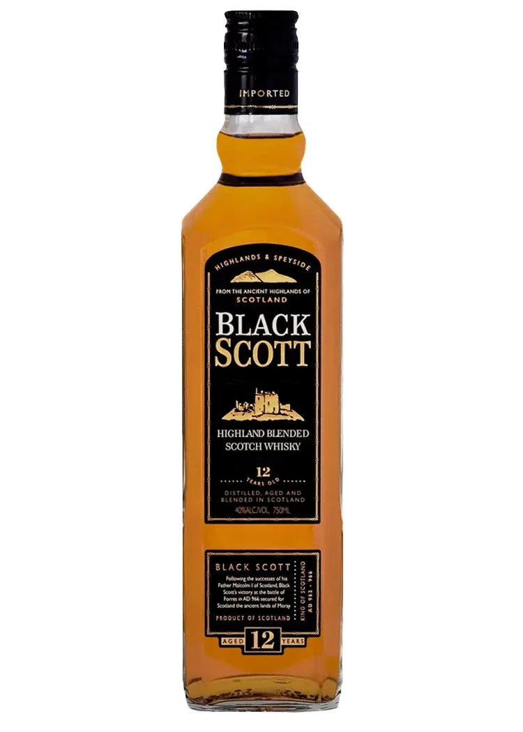 Black Scott 12 Yr Blended Scotch