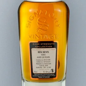 Ben Nevis 1991 24 Year Cask Strength Collection (Signatory)