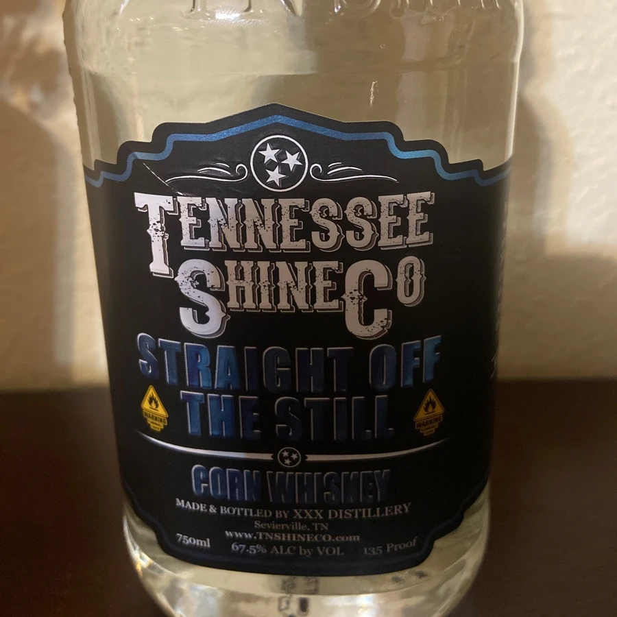 Tennessee Shine Co Straight Off the Still