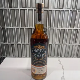 Copper & Cask Straight Bourbon Whiskey Toasted Barrel Finish