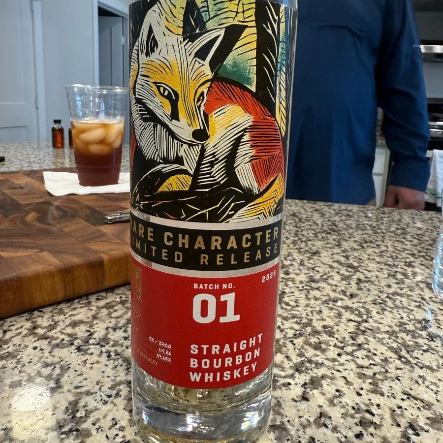 Rare Character Limited Release Straight Bourbon Whiskey Batch No. 01 2025