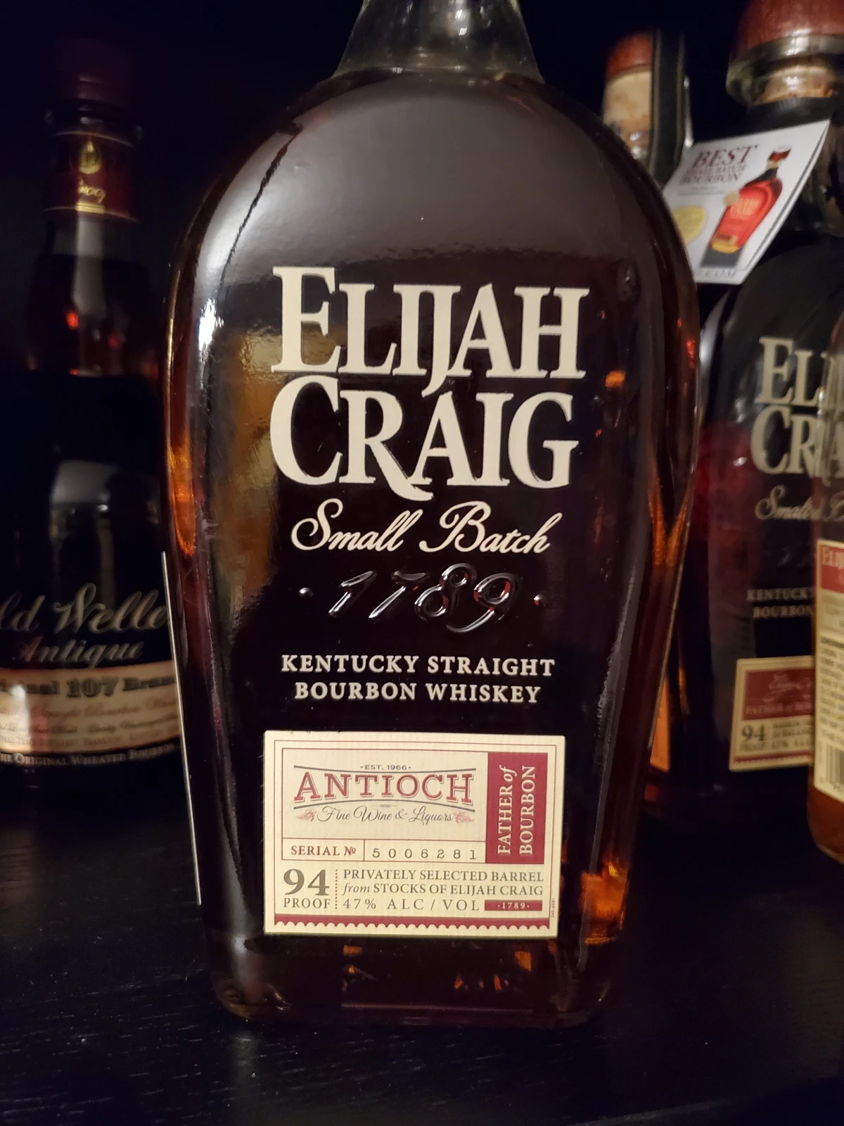 Elijah Craig Small Batch Antioch Fine Wine & Liquor Store Pick
