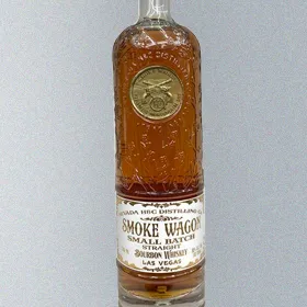 Smoke Wagon Small Batch Bourbon White Label (Clear Bottle)