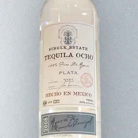 Tequila Ocho Plata El Carrizal 2008