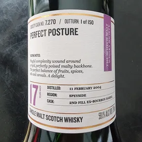 SMWS 7.270 Perfect Posture