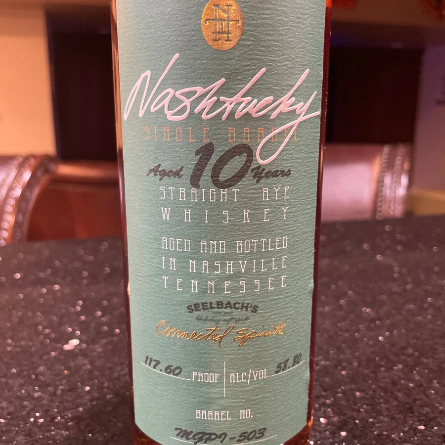 Nashtucky Single Barrel 10 Year Rye