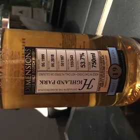 Highland Park 1999 19 Year Dimensions (Duncan Taylor)