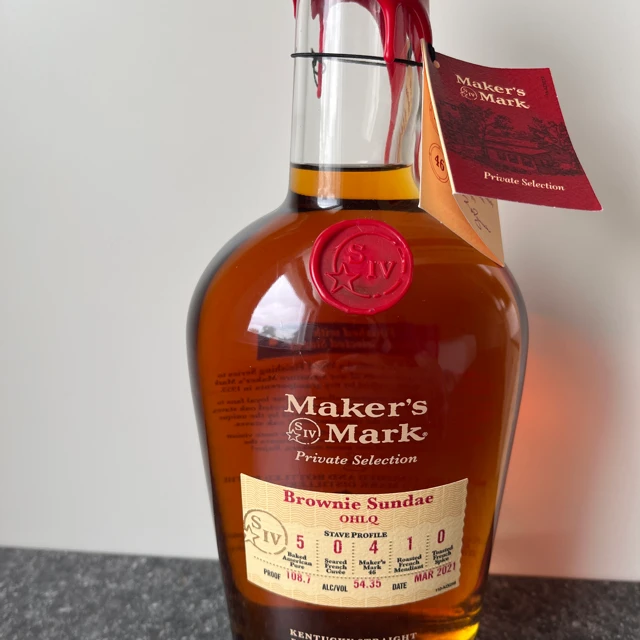 Maker's Mark Private Selection "Brownie Sundae" (OHLQ 2021)