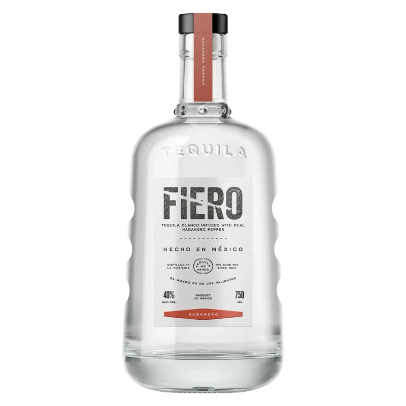 Fiero Habanero Blanco Tequila 750ml (80 proof)