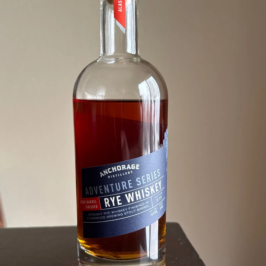 Anchorage Distillery Adventure Series Stout Barrel Finished Rye Whiskey