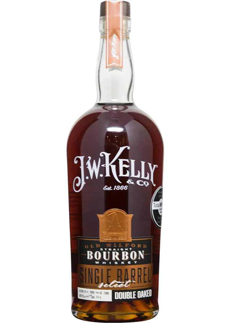 J.W. Kelly Old Milford Straight Bourbon Whiskey Single Barrel Select