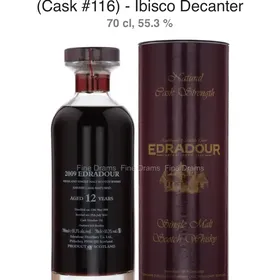 Edradour 12 Year Old 2009 Sherry (Cask #116) - Ibisco Decanter