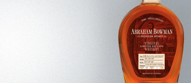 Abraham Bowman Twice Finished Bourbon