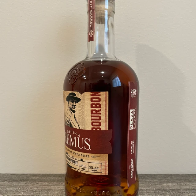 George Remus Straight Bourbon Whiskey - Single Barrel (2020 Selection - Plaza Liquor)