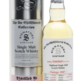 Teaninich 2007 10 Year Un-Chillfiltered Collection (Signatory)