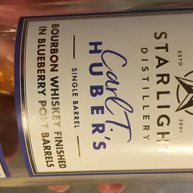 Starlight Carl T. Huber's Bourbon Whiskey Finished in Blueberry Port Barrels