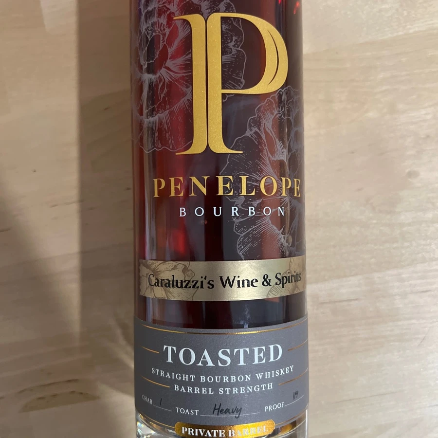 Penelope Toasted Barrel Strength Bourbon - Caraluzzi's Wine & Spirits Private Barrel (Char 1, Toast Heavy)