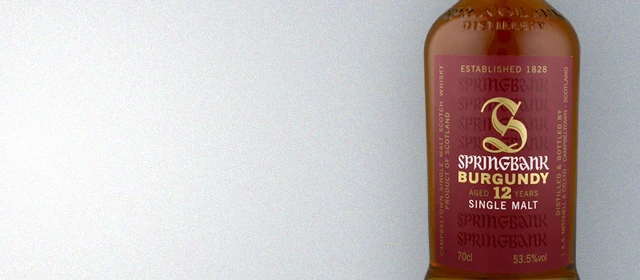 Springbank 12 Year Burgundy Wood