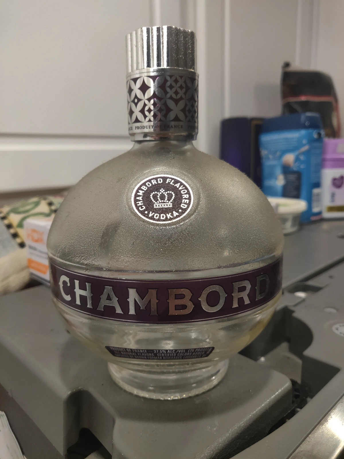 Chambord flavored vodka