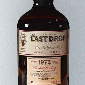 The Last Drop 1976 Overproof Very Old Jamaican Rum